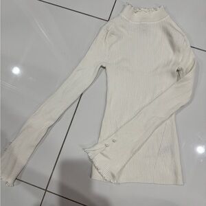 River Island white Ribbed Top